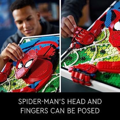 LEGO Art The Amazing Spider-Man 31209 Build & Display Home Decor Wall