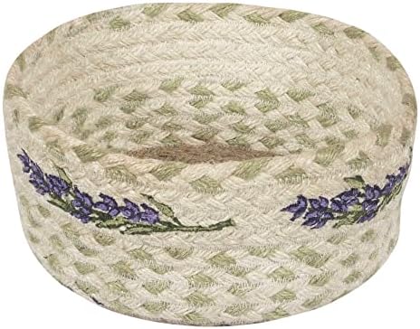 CBP-611 Lavender Printed Casserole Baskets 8"x3" Round