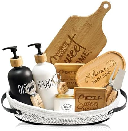 Home Sweet Home Housewarming Gift Basket, Thoughtful New Home Gifts