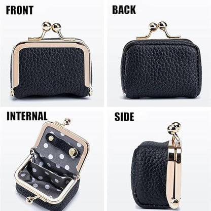 Genuine Leather Mini Jewelry Box for Women, Portable Travel Jewelry
