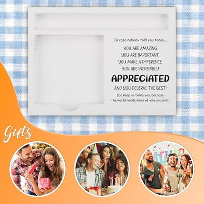 Appreciated Note Pad Holder for Desk, Inspirational Gift for Teachers