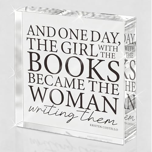 Writer Gifts for Women, Writing Decor for Desk, Shelf