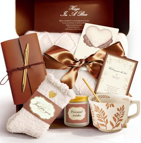Care Package Gift Basket for Women – Cozy Self Care Comfort Birthday