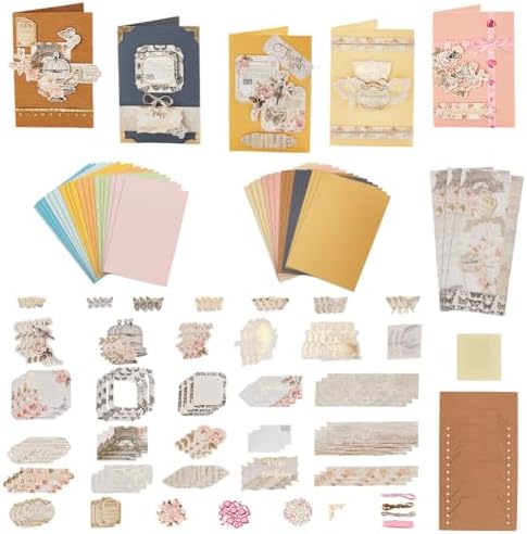 AHANDMAKER DIY Envelope & Card Making Kits for Adults, Handmade