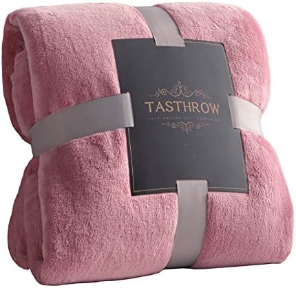 TASTHROW Large Flannel Fleece Throw Blanket, 50×70 Inch