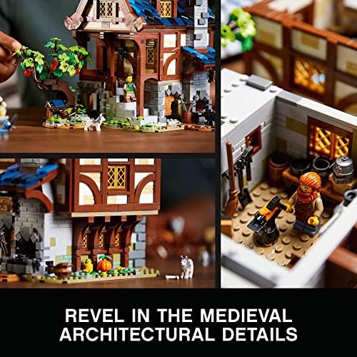 LEGO Ideas Medieval Blacksmith 21325 Building Set, Model Kit for