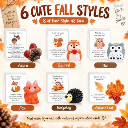 48 Sets Thanksgiving Positive Gifts Fall Party Favors Fall Thank-You