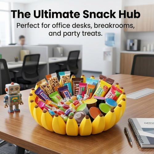 Creative Banana Shaped Fruit Bowl, Counter Decor & Centerpiece