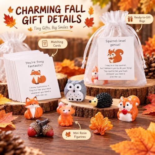 48 Sets Thanksgiving Positive Gifts Fall Party Favors Fall Thank-You