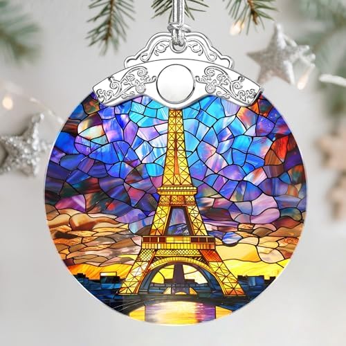 Christmas Ornaments: Stained Glass Ornament, Christmas Tree Ornament