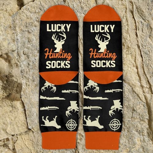 Hunting Accessories for Men, Dad - Funny Deer & Duck Hunting Socks