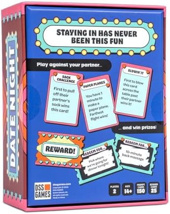 Date Night! [The Game] | Date Ideas | Gift for Couples | 2 Players