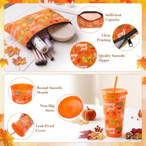 25 Pcs Thanksgiving Party Gift Bulk 5 Set Pumpkin Maple Leaf Gift
