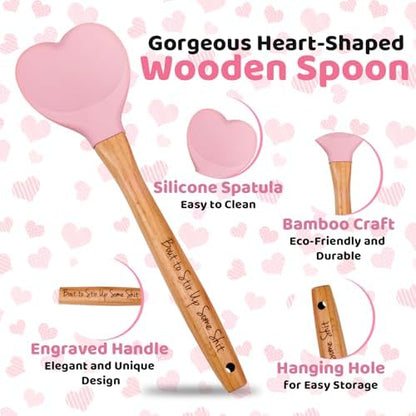 Funny Wooden Spoons for Cooking Bout to Stir Up Some Shit Laser