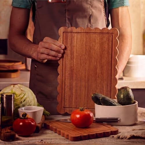 LemonRoad 6 Pcs Charcuterie Boards 12 x 8 Inch Serving Tray