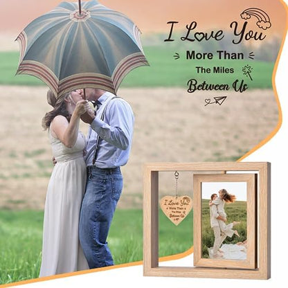 I Love You More Than The Miles Between Us Picture Frame - Romantic