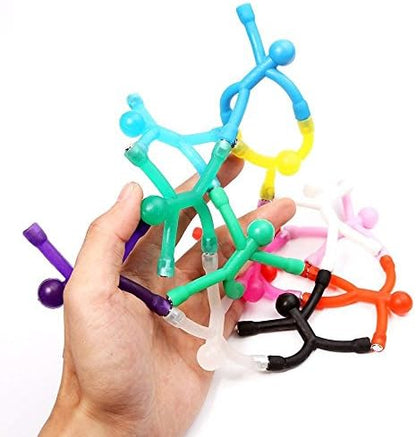 Refrigerator Magnets, 10 Pcs Mini Man Flexible Fridge Magnets, Rubber