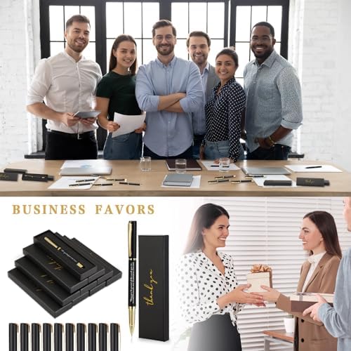 PerKoop 20 Sets Thank You Gifts Bulk Inspirational Ballpoint Pen with