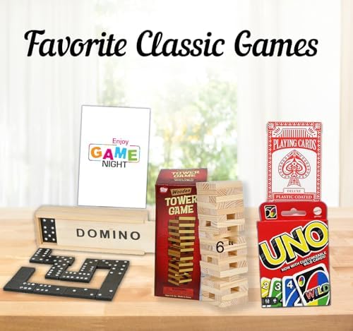 Ultimate Game Night Gift Basket – In a reusable popcorn Tin container
