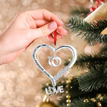 Engagement Ornament 2026 Engaged Christmas Ornament 2026 First