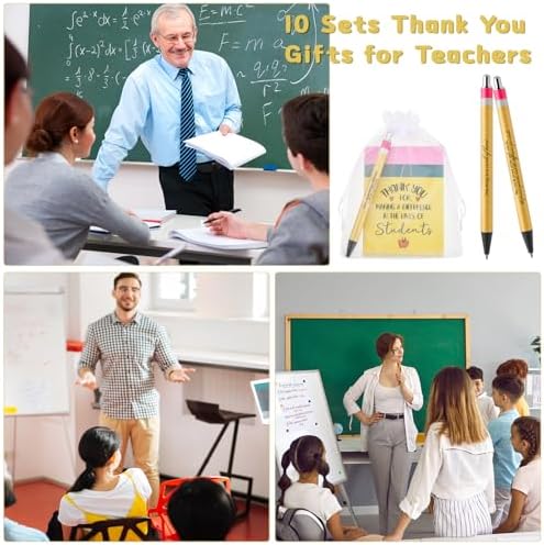 ReliThick 10 Sets Teacher Appreciation Gift, inspirational Notebooks