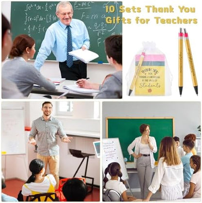 ReliThick 10 Sets Teacher Appreciation Gift, inspirational Notebooks