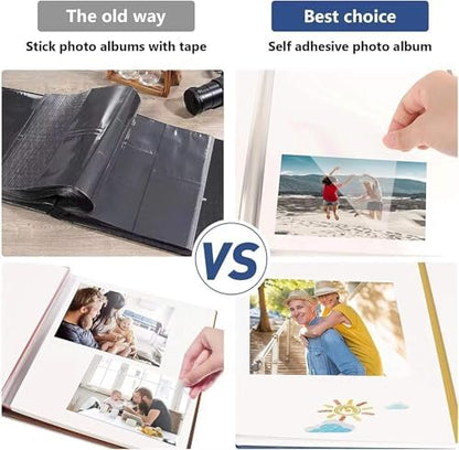 Large Adventure Book Photo Album Magnetic,13"x11.5",DIY,Handmade for