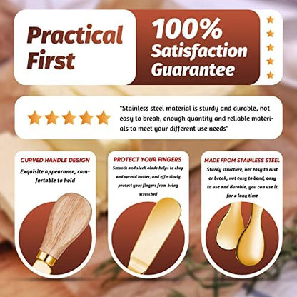 Patelai 34 Pieces Gold Charcuterie Accessories