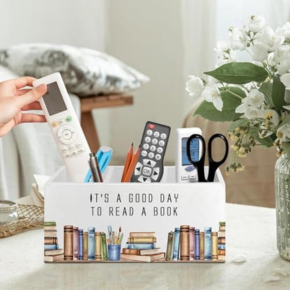 Book Lover Gifts Pen Pencil Holder Organizer for Desk Accessories