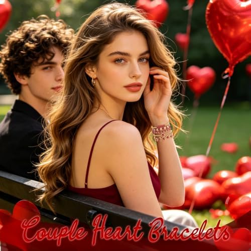 HWING Couples Matching Outfits Gifts - Matching Bracelets for Couples