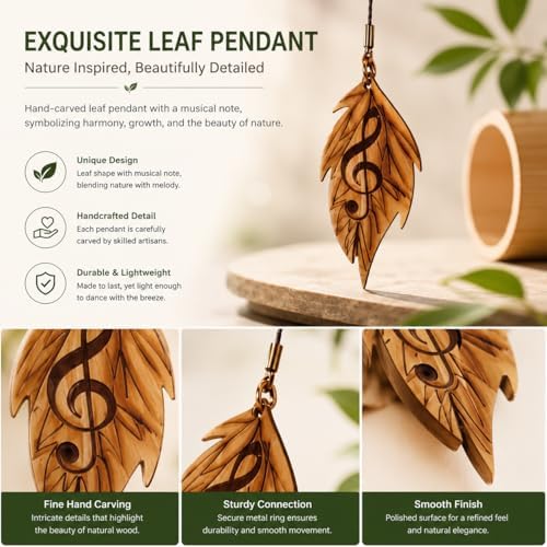 Wind Chimes for Outside Natural Bamboo Windchimes Unique Rain Chime