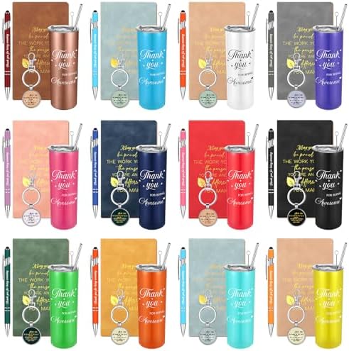 Ireer Employee Appreciation Gift Tumbler Set 20oz, Stylish Colors