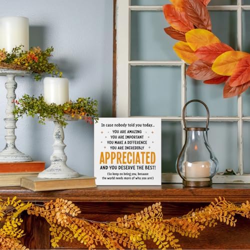 Appreciation Gifts Wooden Box Sign Thank You Gifts for boss teacher