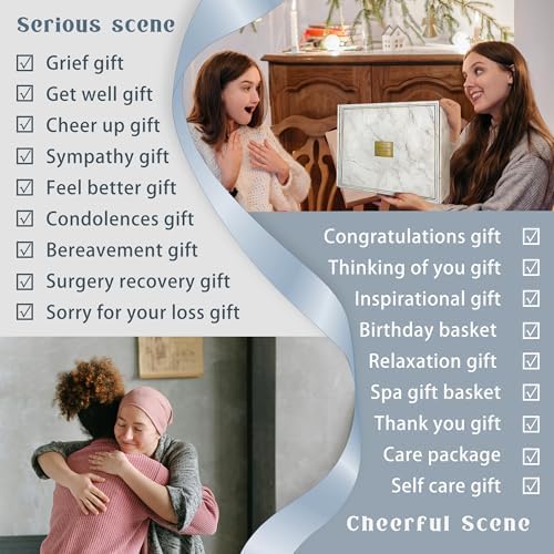AHAGIFTREE Get Well Soon Gift Baskets For Women,12PC Get Well Gifts