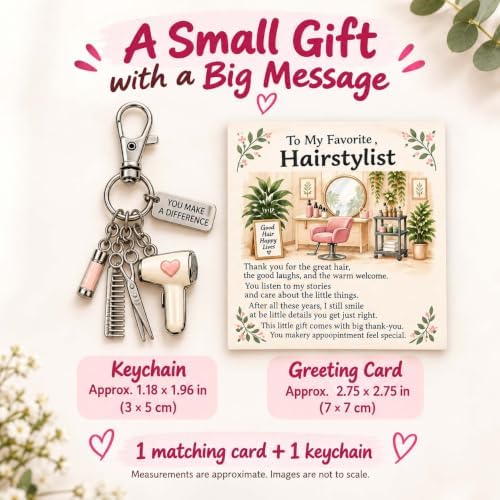 The You Make a Difference Appreciation Gift Set – Keychain & Greeting