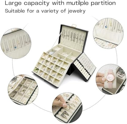 Jewelry Organizer, Travel Jewelry Box Organizers for Women Girls