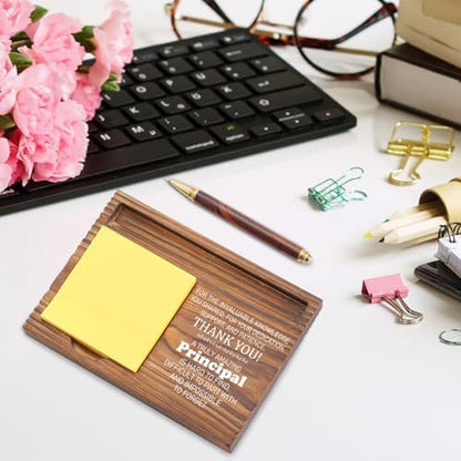 Principal Appreciation Sticky Note Holder, Thank You Gift for School