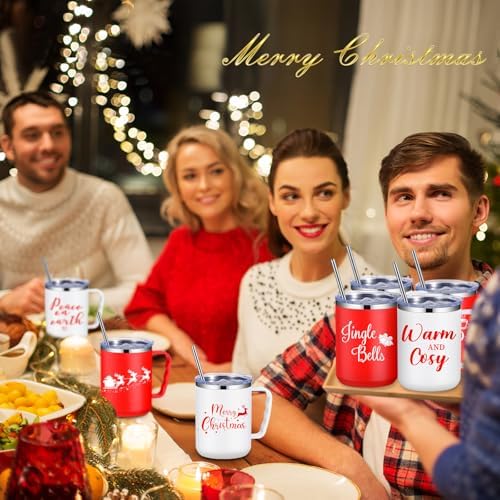 Umigy 12 Pcs Christmas Coffee Mug Bulk 17oz Employee Appreciation Gift