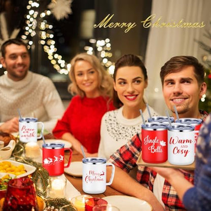 Umigy 12 Pcs Christmas Coffee Mug Bulk 17oz Employee Appreciation Gift