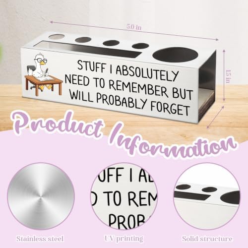 Vivopisew Funny Coworker Gift Pencil Holder for Desk, Stainless Steel