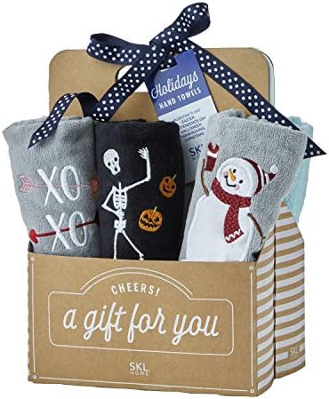 SKL Home by Saturday Knight Ltd. Holidays 6pc Hand Towel Gift Set