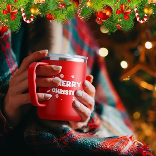 Umigy 12 Pcs Christmas Coffee Mug Bulk 17oz Employee Appreciation Gift