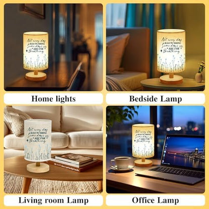 WSYEAR Inspirational Gift Ideas Table Lamp Gifts for Women, Desk Decor