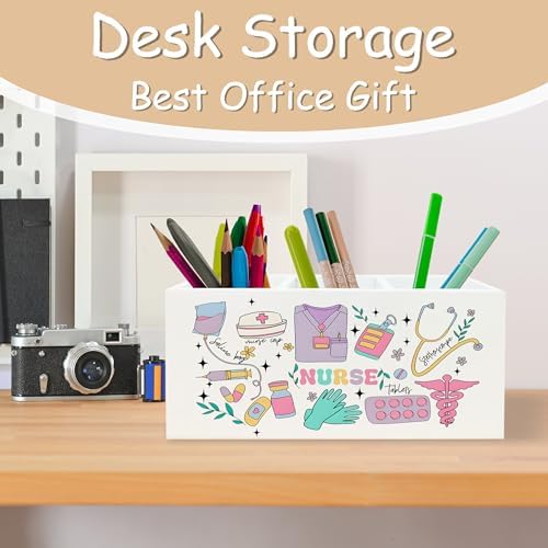 Nurse Gifts Pen Pencil Holder Organizer for Desk, Nurse Appreciation