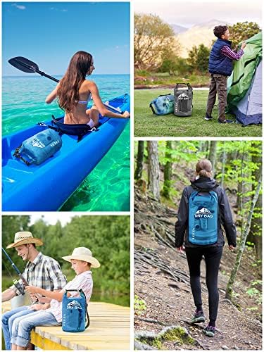 HEETA Dry Bag Waterproof Backpack with Phone Case 5L/10L/20L/30L/40L