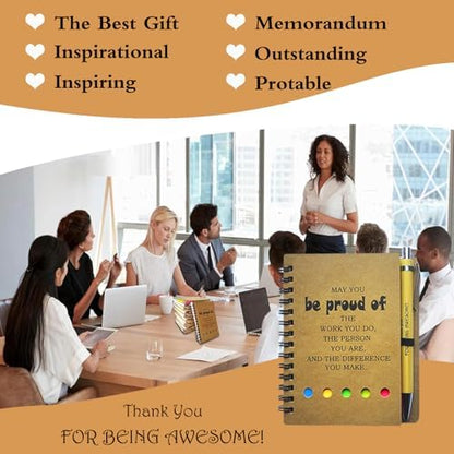 2026 Inspirational Spiral Notebook 10 Sets Portable Employee
