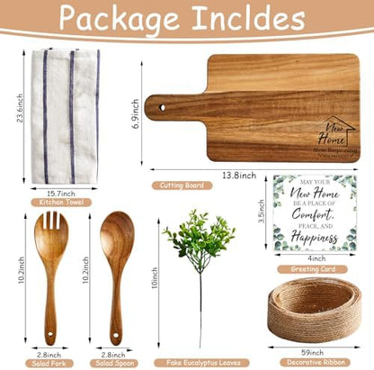 1 Sets Housewarming Gifts Wooden Cutting Board for Couples New Home
