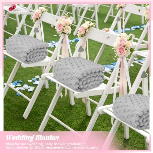 3 Pack Flannel Throw Blanket Bulk 320 GSM