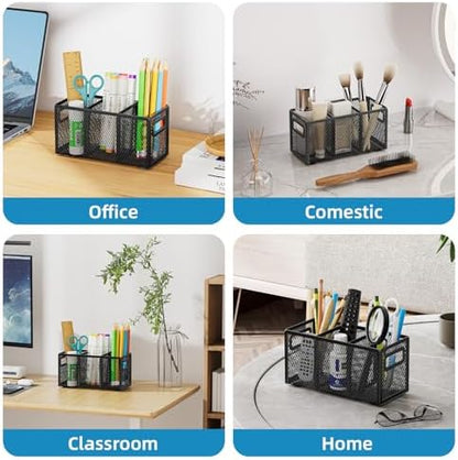 Marbrasse Mesh Pen Holder for Desk, Pencil Holder Desk Organizer 3