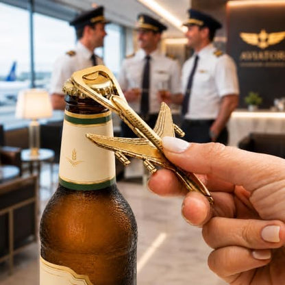 Airplane Bottle Opener in Gift Box, Gift for Pilot or Veteran, Party